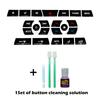 For Jaguar XF Button Covers Black For Jaguar XF X250 Car Parts Accessories Interior Decoration 2012 2013 2014 2015 Heater Switch