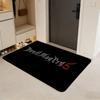 game D-Devil May Cry Floor Mat Flannel Door Mat Non-Slip Absorbent Washable Indoor Home Rug