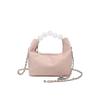 This year, the popular small bag women's 2025 spring new textured chain messenger bag premium pearl bucket dumpling bag