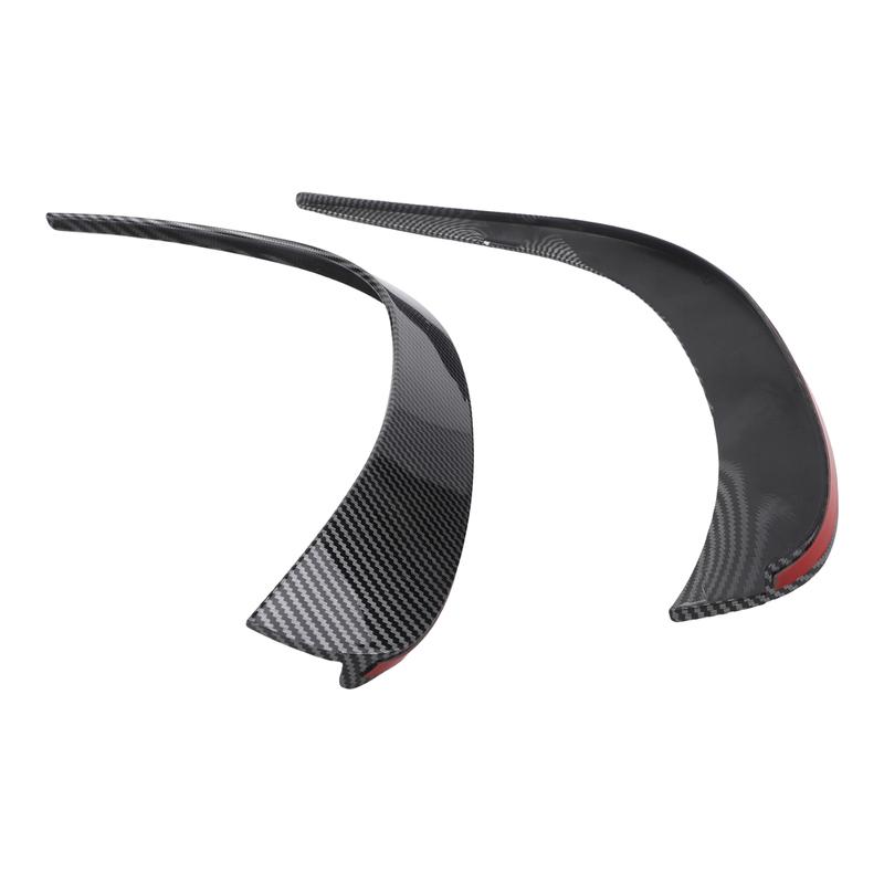 Parts & Accessories Bumper Trim Cover Front 2PACK 2Pcs Gloss Black Plastic HotEasy To tall Practical To Use