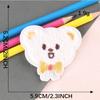 Self-Adhesive Cartoon Bear Embroidery Patch for DIY Scrapbook
