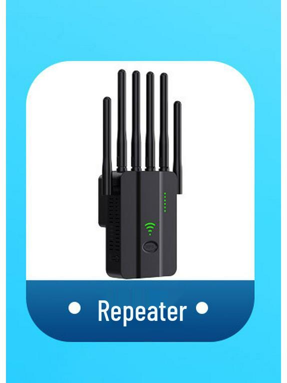 Dual-Band 1200M WiFi Signal Amplifier Extender (2.4G/5G)