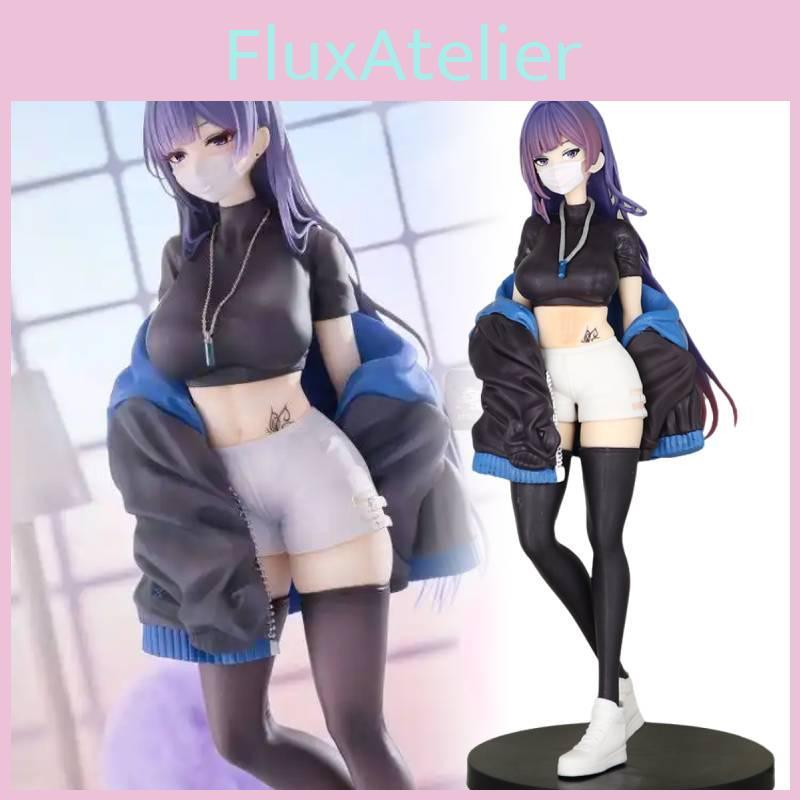 Masked Girl Maxcute Yuna Figure Anime Statue Model Ornament Xmas Garnish Gift