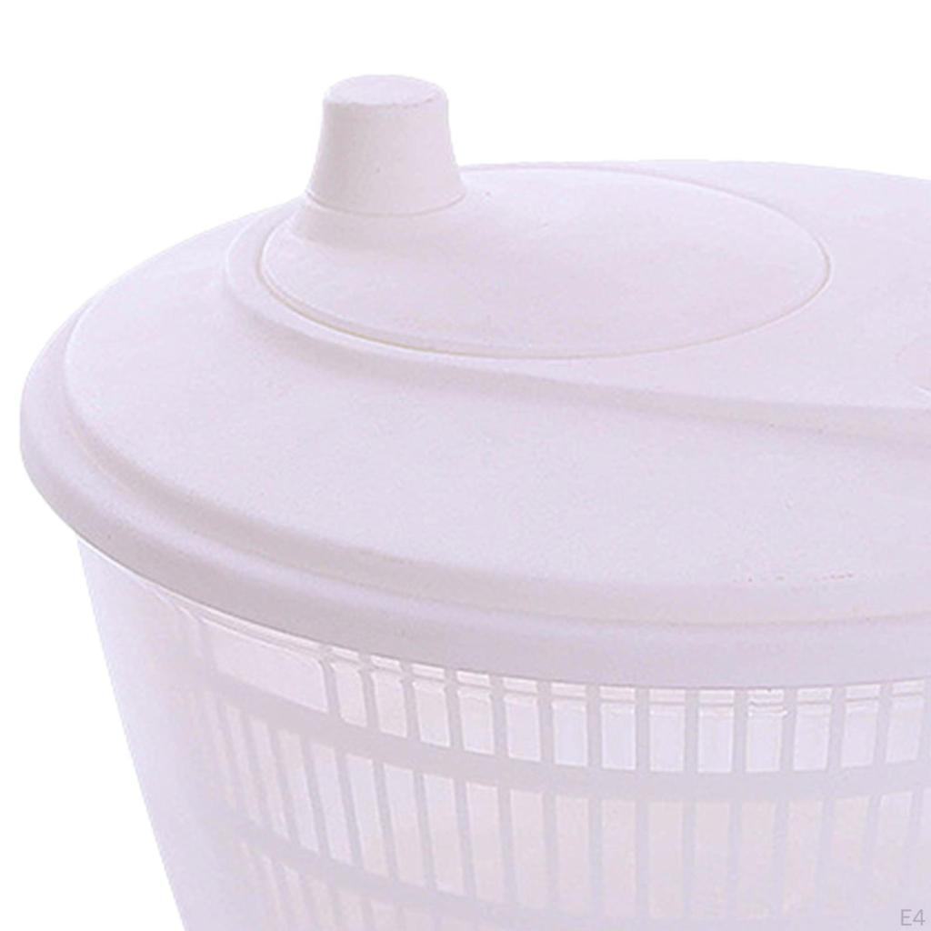 3L Salad Dryer with Bowl Strainer Washable Spinner for Vegetable Pasta