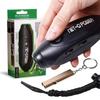 NET-O Electronic Whistle [3 Levels, 3 Whistle Sounds] New Model with AAA Battery (Black)