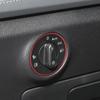 For Skoda Rapid 2013-2025 Octavia 2013-2016 Scala 2019-2025 Fibia 2011-2020 Citigo 2013-2025 Headlight Switch Knob Sticker Ring