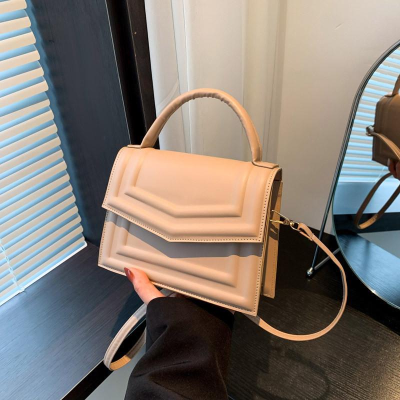 Trendy Pu Leather Small Square Crossbody Bag With Magnetic Closure For Everyday Use