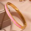 Hot-selling titanium steel bracelet, girls' high-end sense of fashion, popular light luxury in Europe and the United States, Gypsy star love diamond 