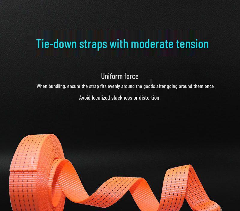 All-Purpose Heavy-Duty Ratchet Tie-Down Straps for Secure Cargo Binding