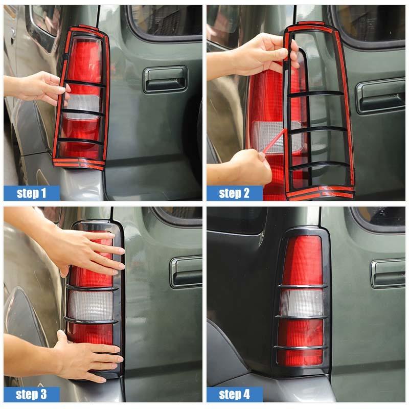 Car Rear Fog Lampshade Cover Lamp Protective Decoration Taillight Cover For Suzuki Jimny 2007-2017 Car Exterior Accessories