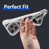 Luxury Ultra-Thin Silicone Soft Transparent Case For iPhone 17 Air 16e 16 15 14 Plus 13 12 Mini 11 Pro Max Back Cover Clear Case