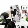 Vintage Newspaper Print Phone Case Black Silicone Soft For Samsung Galaxy A73,A72,A71,A70,A53,A52,A51
