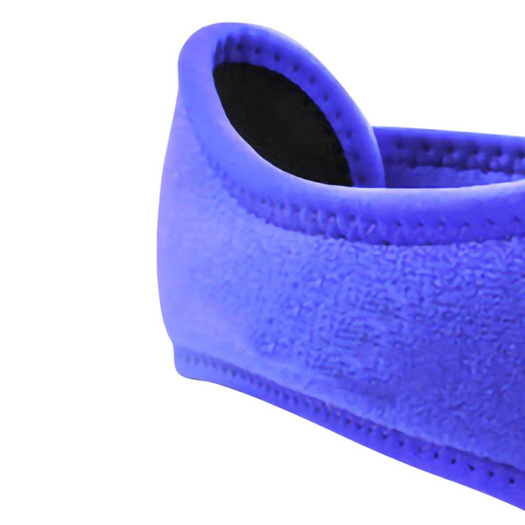 Petalla Knee Strap Split Shock Absorption Pressurized Adjustable Size Patellar Tendon Support Band Blue