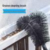 Long-Handle Roof and Gutter Cleaning Brush for Leaves
