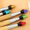 5pcs Kawaii Wooden Ballpoint Pen Creative Ball Pens for Kids Writing Students Children
