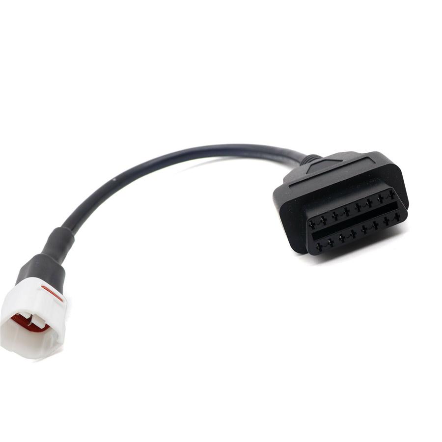 

New 4 Pin to OBD2 OBDII Cable Harness Diagnostic Adapter Connector For Yamaha R1 R6