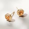 S925 Sterling Silver Natural Fanta Stone Earrings