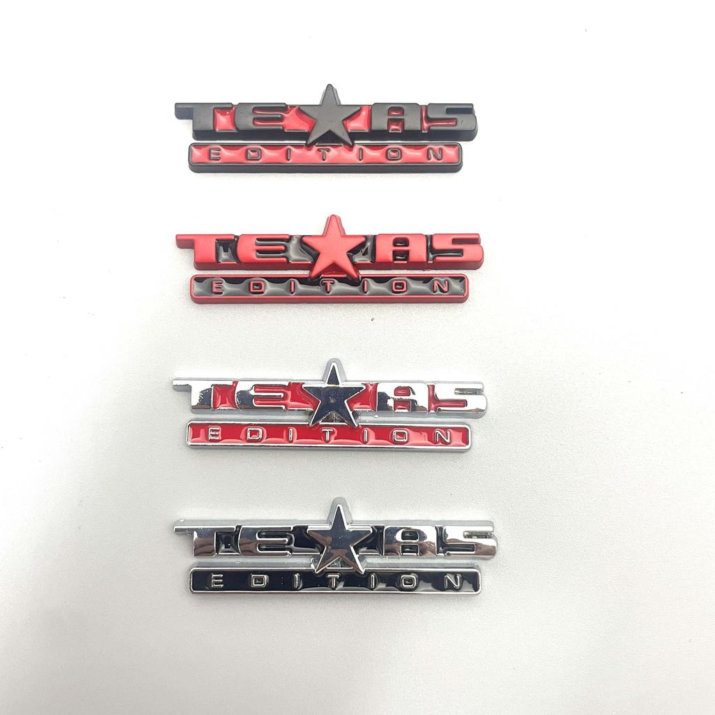 Texas Edition Emblem Dashboard Console Badge for Rubicon Compass Steering Wheel Emblem Interior Car Stickers Central Control Emblem