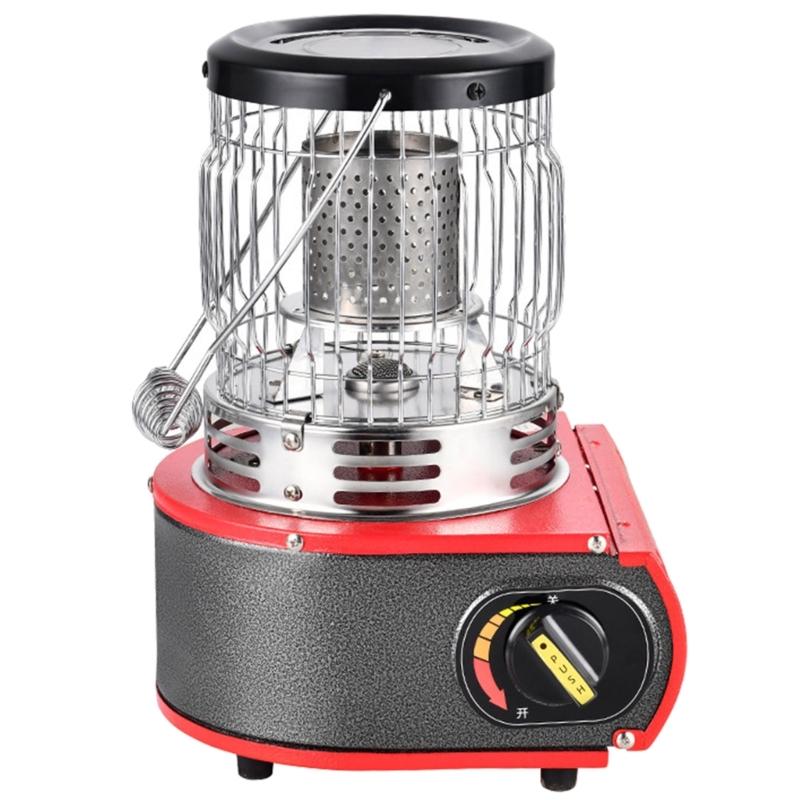 

Portable Outdoor Camping Gas Heaters Winter Camping Tent Heaters Windproof Gas Burners Tent Stove Heaters Easy to Use 1 красный