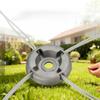 1 piece universal aluminum lawn mower cutter head, equipped with 8 pieces of steel wire rope