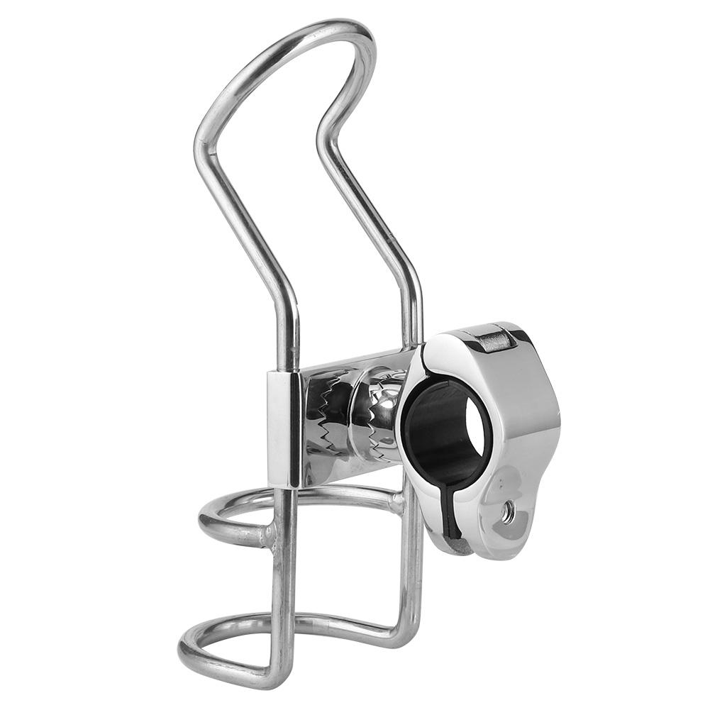 

Fishing Rod Rack Stainless Steel Rail Mount Pole Bracket Support Clamp Boat Accessories26mm 1.0in