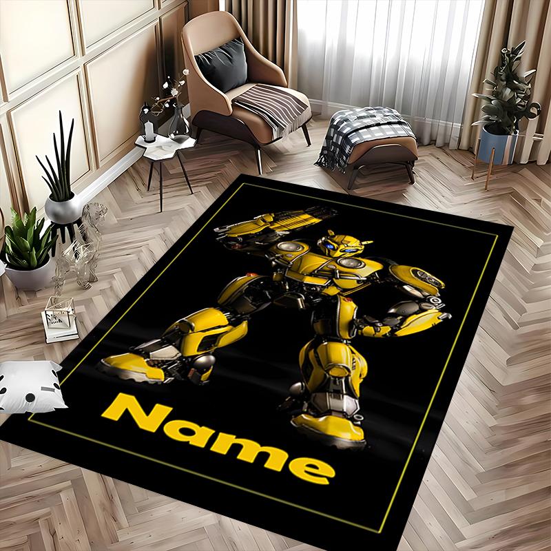 Custom personalization Bumblebee Area Rug - Perfect For Kitchen, Bathroom,Laundry Room Decor Large Size Available,Gift All Seasons