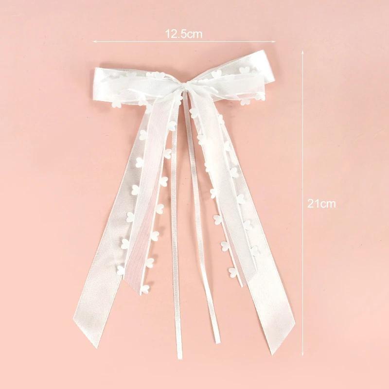 30 buc. Panglică de nuntă din mătase din dantelă albă pentru decorarea scaunului de mașină.