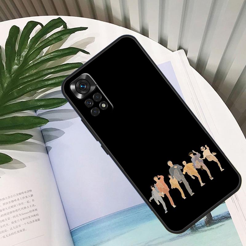 Korean Fashion Kpop Band For Xiaomi Redmi 10C 9C 12C 10A 9T Case For Redmi Note 12 8 9 10 11 Pro 9S 10S 11S Cover