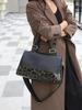 Leopard Print Women's Genuine Leather Commuter Tote & Crossbody Bag - Large Capacity Cowhide Shoulder Bag