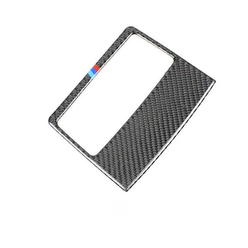 Karbonové vlákno, zadní vývod klimatizace, úložný box, samolepky na panel pro BMW řady 3 E90 E92 E93, doplňky do interiéru auta