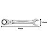 TONE Ratchet Ring Wrench Ratcheting Spanner Head F