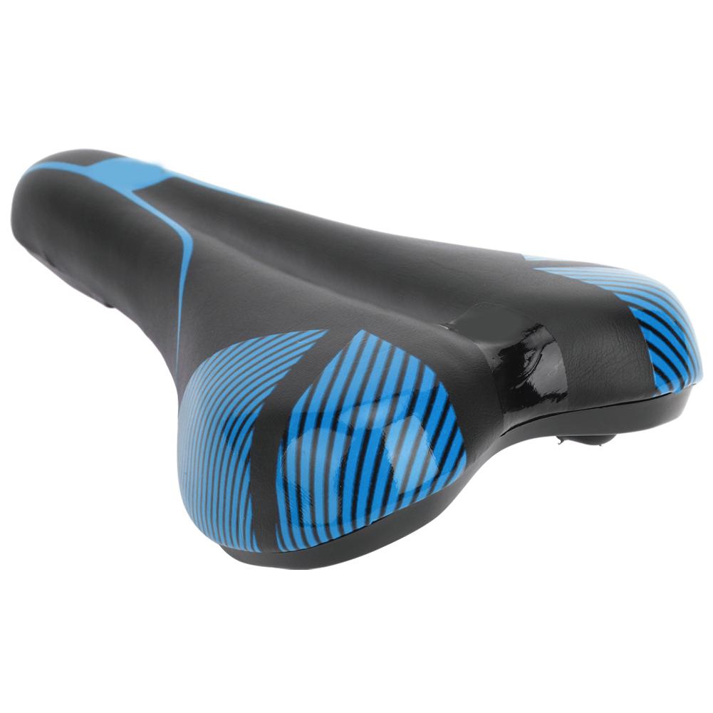 Sponge Non Slip Bike Seat Saddle Replacement Accessory for Mountain Bicycle(blue 113 Type Bike Saddle)