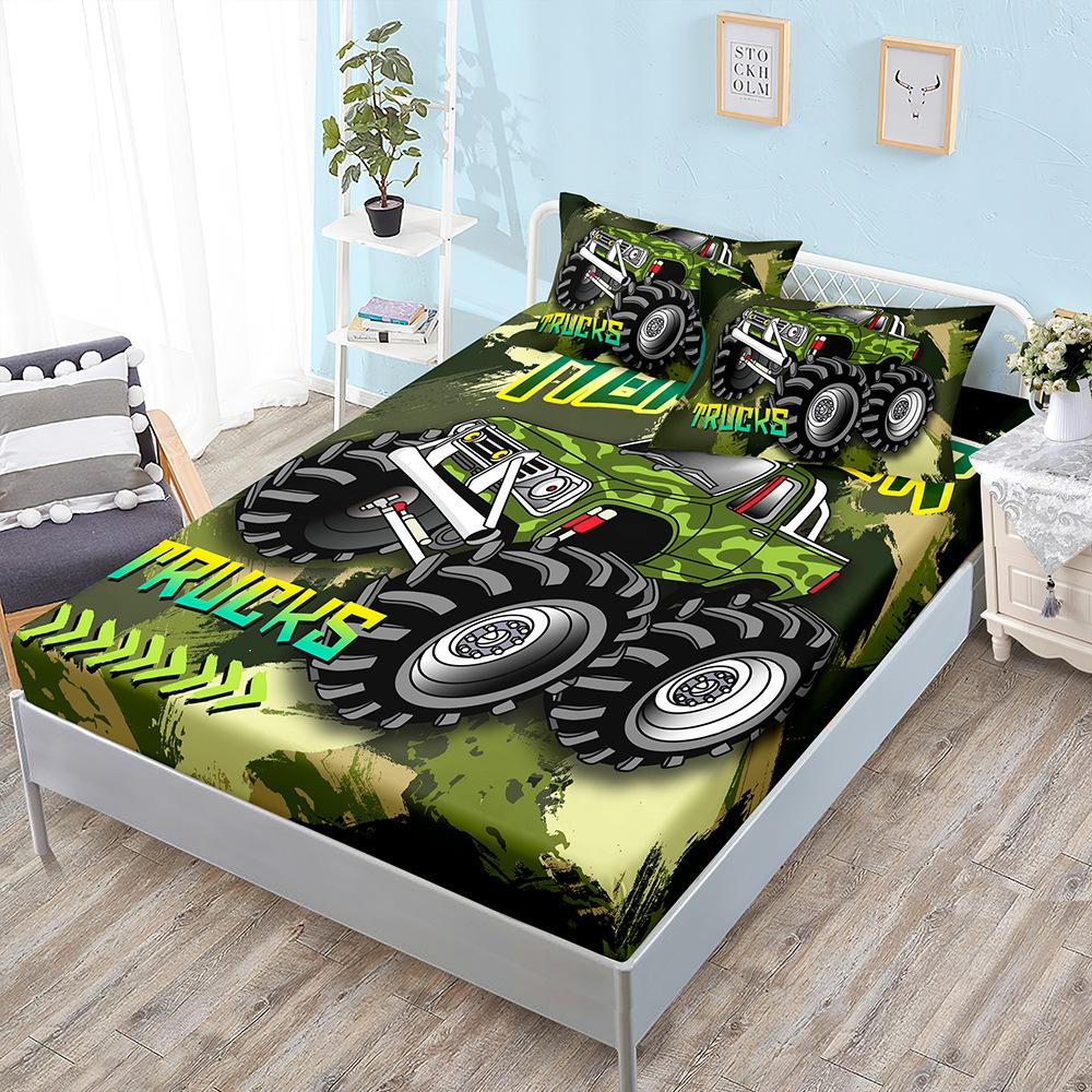 Three-Piece Set, Off-Road Locomotive Mattress, Mattress Cover, Dust Mattress Protective Cover