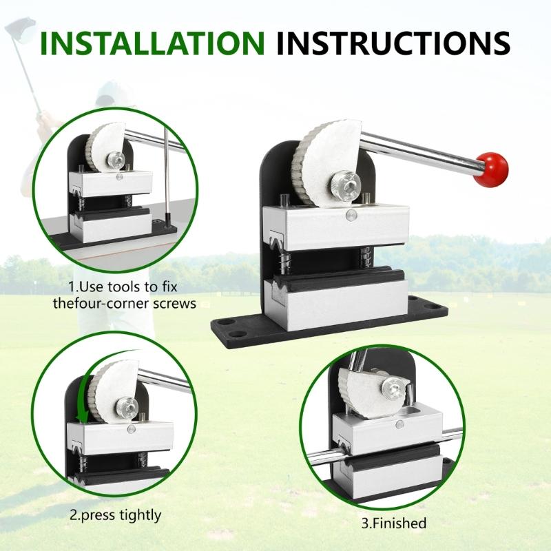 Abrazadera para Palo de Golf Mordaza de Agarre Herramienta para Recambio de Grip de Palo de Golf Herramienta de Mordaza Profesional Estación de Agarre para Palo de Golf Duradera