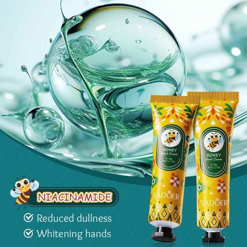 Crema de maini Honey Smooth: Întineriți mâinile toamna și iarna pentru a îmbunătăți pielea uscată, pentru a hrăni, a albi și a lumina nuanța pielii și pentru a îmbunătăți tonul