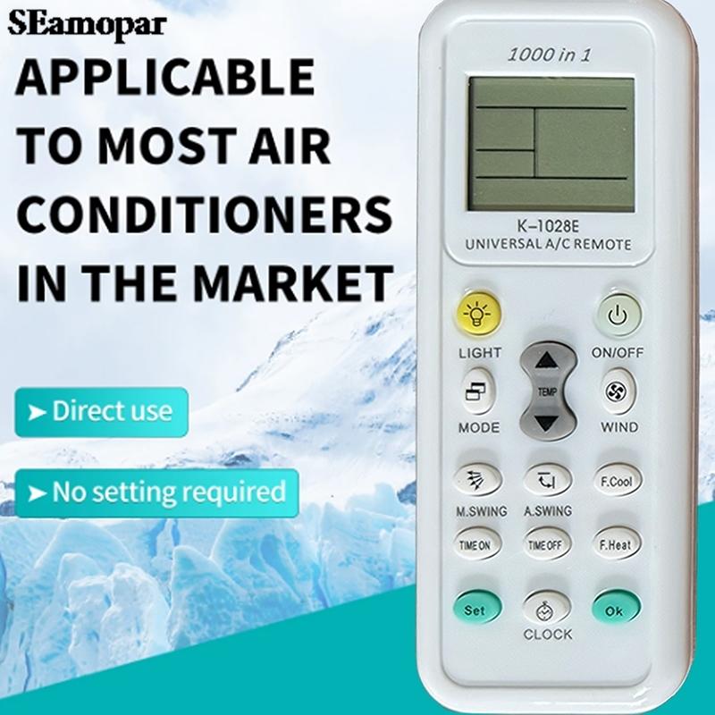 Universal K-1028E Low Power Consumption 1000 In 1 Air Condition Remote LCD A/C Remote Control Controller for LG,Guqiao,Haier,etc