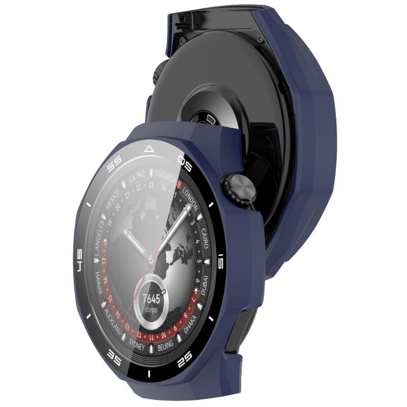 46mm Smartwatch Hard Case PC & Glass Watch Bumper Easy Installation Watch Protective Cover Simple To Use for Watch GT5