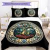 Serpent Symbols Pattern Bedding,Quilt Set Quilt Cover Pillowcase Home Birthday Gift (1*duvet Cover+2*pillowcase,without Core)