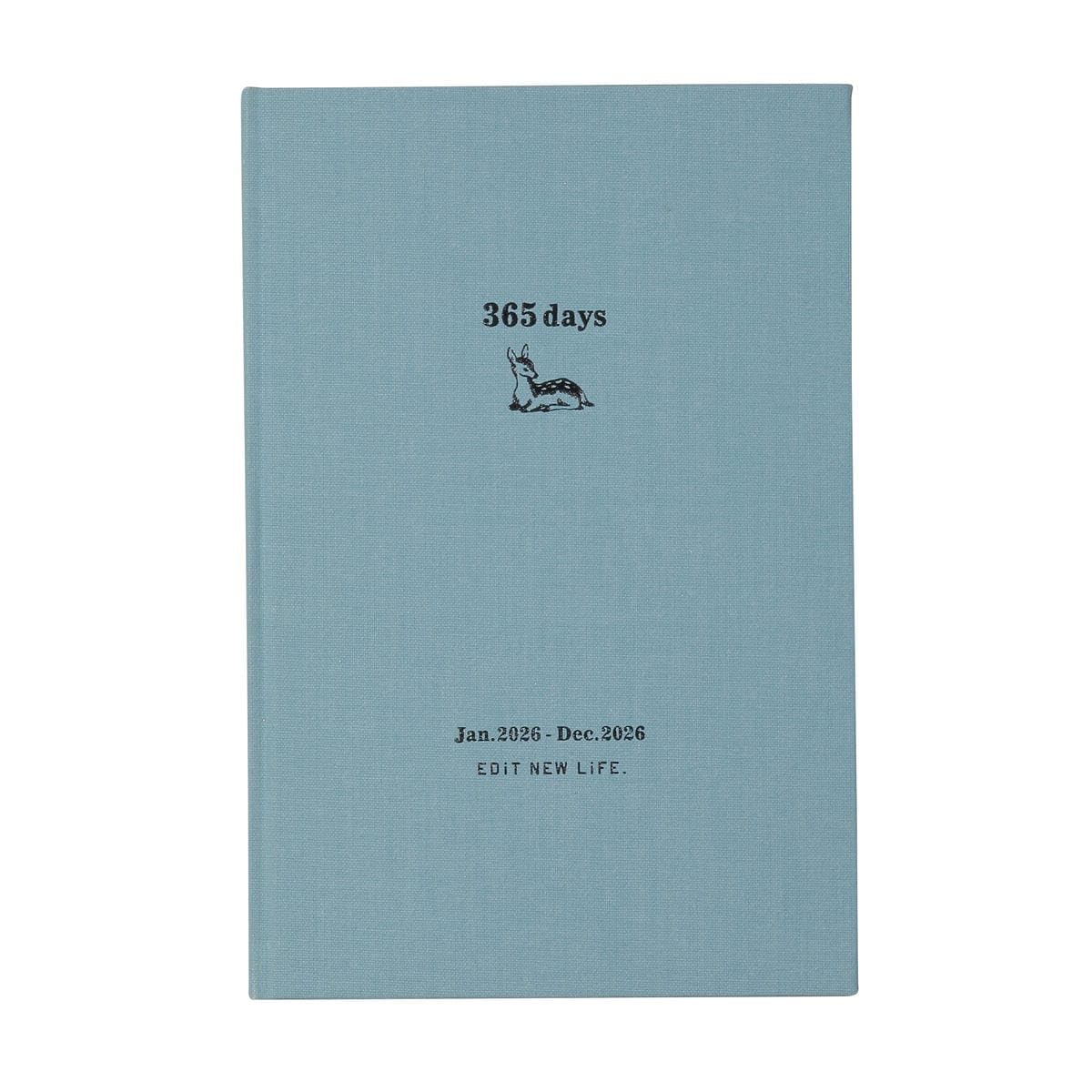 

2026 Planner, January 2026, 1 Page per Day, B6 Size, Story, Horizon Blue, EDiT, 26WDR-ETA04-BL