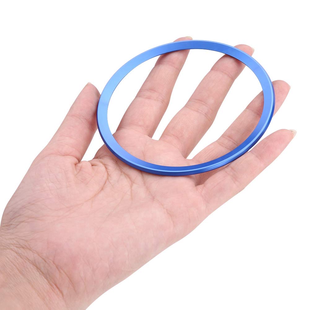 Steering Wheel Cover Trim, Red & Blue Car Steering Wheel Ring Trim, Interior Decoration