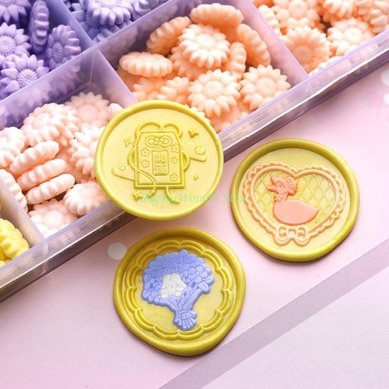 24TE Wax Seal Stamp Head Replacement Emboss Sealing Wax Scrapbooking Stamps Head Brass Sealing Stamp Head Wax Stamp Head Only