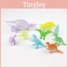 Vibrant 16pcs Jurassic World Dinosaurs Glow In The Dark Luminous Miniature Toy Set