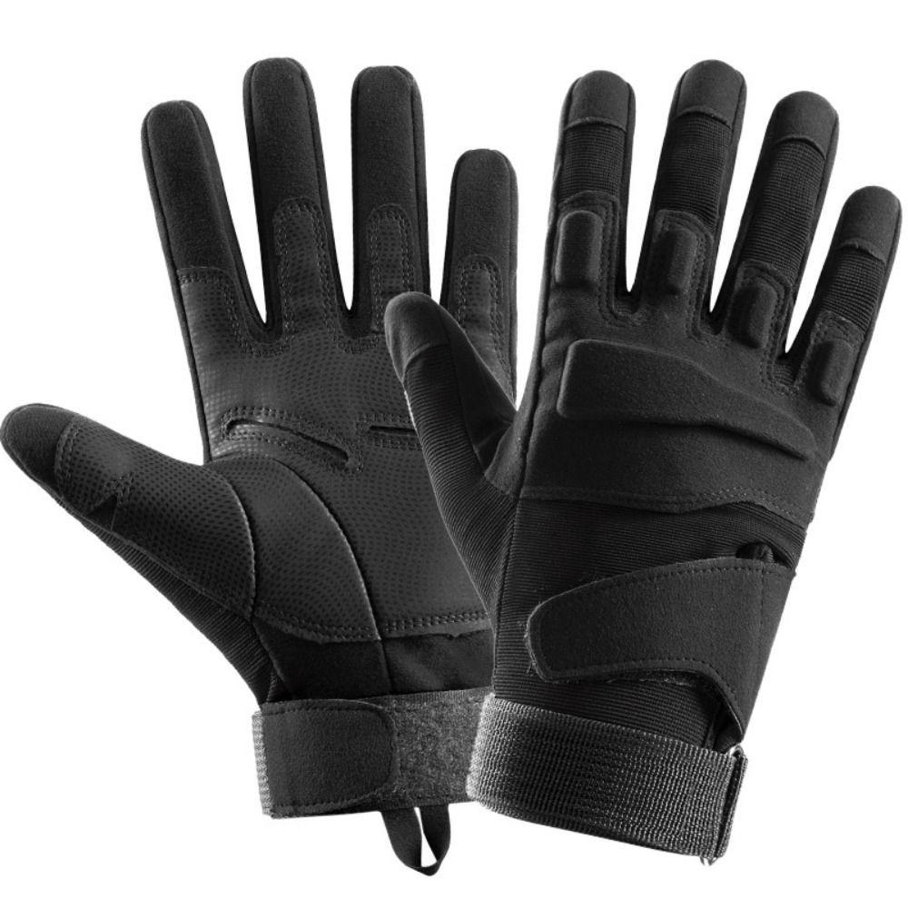 Wear-Resistant Motorcycle Gloves Anti-Slip Full Finger Gloves Retro Mountaineering Gloves  Sports