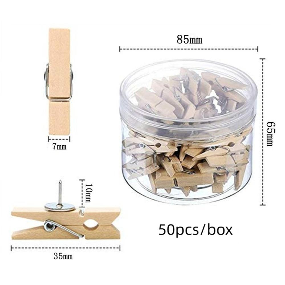 50Pcs/Box Colorful Blackboard Push Pins Decorative Thumb Tacks Thumbtacks Clips Push Pin  School