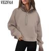 Damenmode Lässig Einfarbig Print Frühling Herbst Langarm Rollkragen Pullover & Langarm