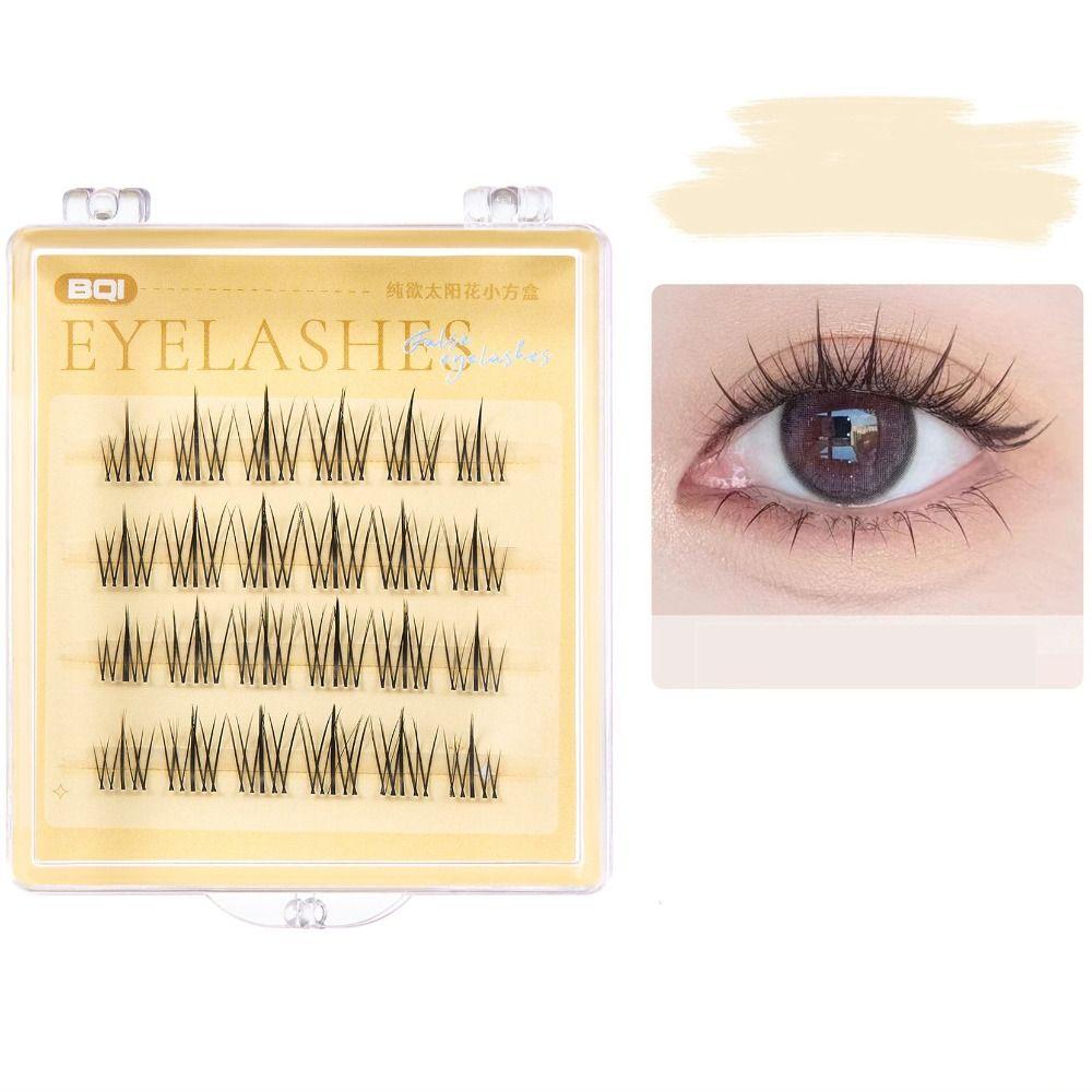 Natural Manga Lashes Lovable Fake Eye Lashes Super Soft Segmented False Eyelash  Newbie