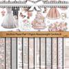 12 Sheets Retro European & American Collage Paper for Journaling and Crafting