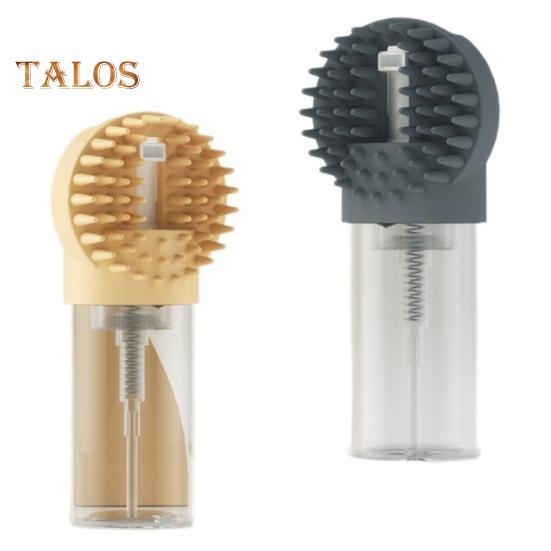 Dog Bath Brush Silicone Pet Shower Massage Brush Dog Grooming Scrubber Shampoo Bathing Comb for Long Short Haired Cats Dogs
