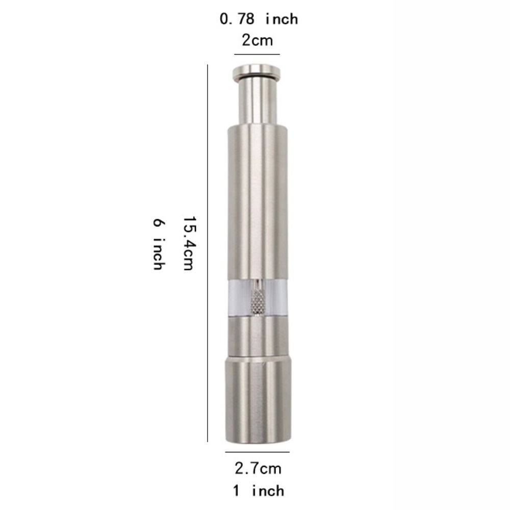 Manual Manual for Cooking Thumb Push Salt Pepper Grinder Food Grinder Kitchen Tools Pulverizer