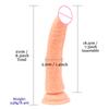 Colourful Dildo Small Dildo Transparent Crystal Female Masturbator Adult Products